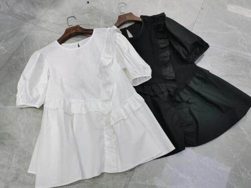 夏季休闲小衫，棉布连衣裙，女装连衣裙，DUO QIU朵秋