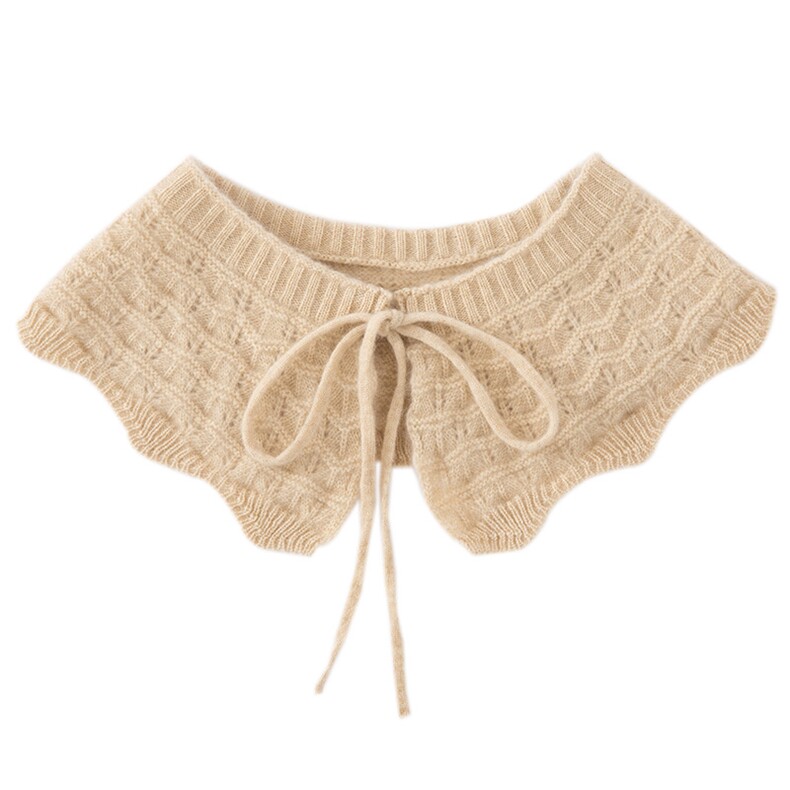 2025年秋季新款百搭女士提花系绳小披肩，披肩，戎咖羊绒