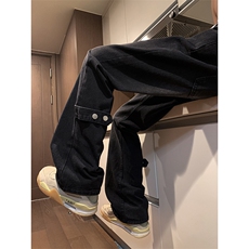 美式ins高街vibe重工艺水洗牛仔裤货号K2316P55，男装牛仔裤，电商A063