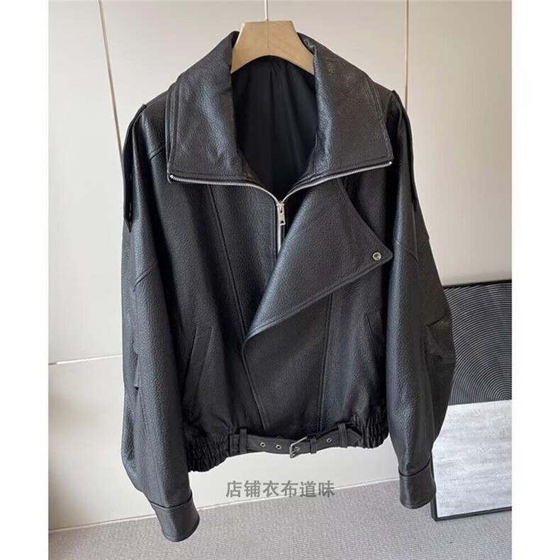 美式高街潮流机车皮衣韩版宽松百搭25新款PU外套-PY1027-网络图,男装皮衣,星座1002-2