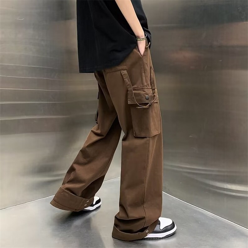 长裤休闲裤新款男工装裤文艺宽松型春秋青春流行时尚潮牌潮,男装休闲裤,星座716-3