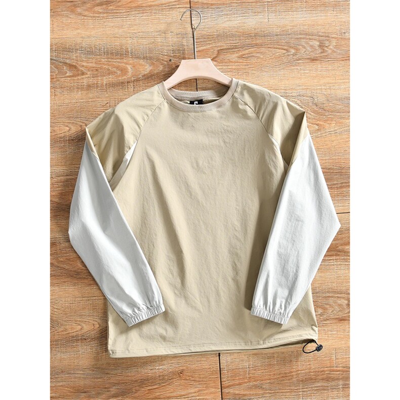 网图有货高品质山系户外防水微弹垂顺拼接运动T恤男女A834-P52，女装T恤，星座1505