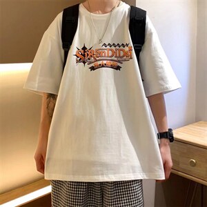 男圆领T恤宽松短袖T503P30图片