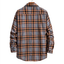 潮神2024春季主推彩色格子潮流简约时尚风青少年帅气衬衫GS21，男装衬衫，星座1502