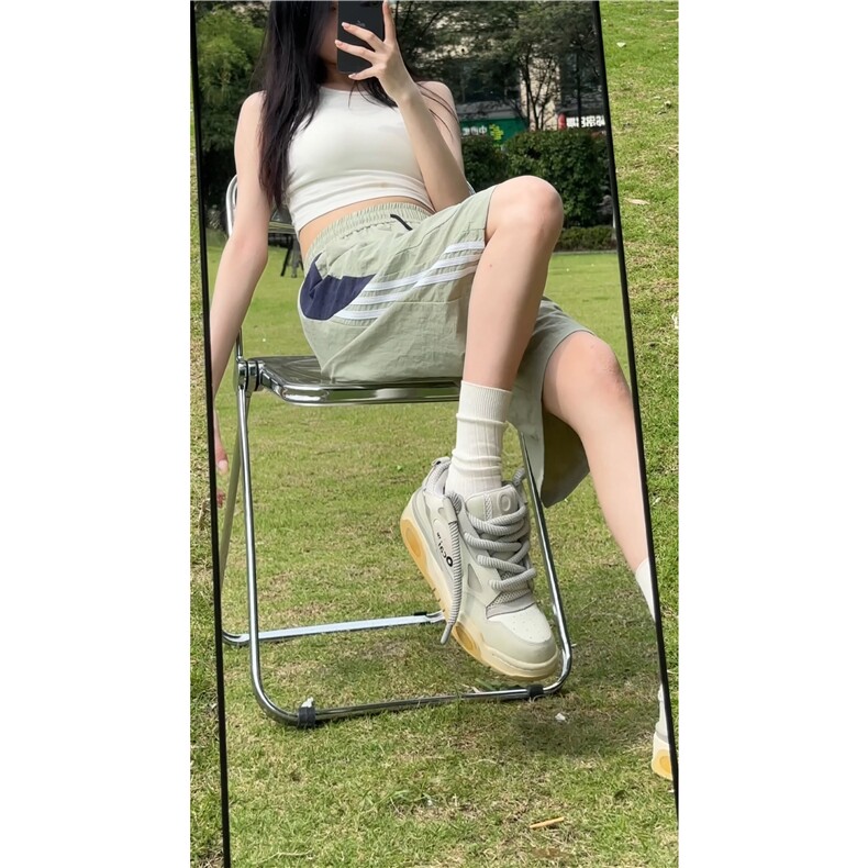 抖音品质夏季新款冰丝条纹宽松休闲五分裤B315-K24186-特p25控48,男装牛仔裤,电商B315
