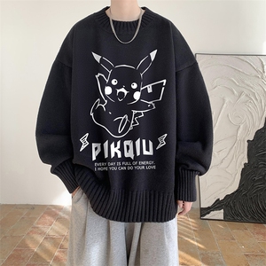 半高领毛衣男士大码针织衫男毛线衣男 M18078-P45 加绒款-P65图片