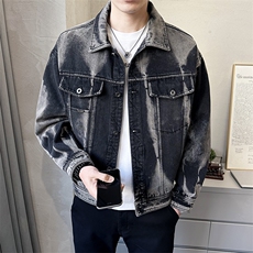 C317-59801-P155牛仔外套男2025春季新款重工艺时尚休闲夹克，男装夹克，电商C317