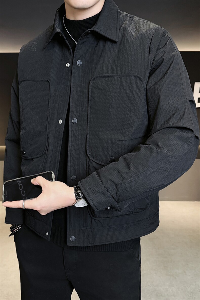 店主风2025年衬衫领潮流时尚帅气轻薄羽绒服男LMS2505-P245,男装衬衫,电商D240-242