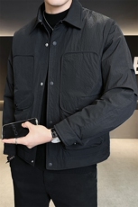 店主风2025年衬衫领潮流时尚帅气轻薄羽绒服男LMS2505-P245，男装衬衫，电商D240-242