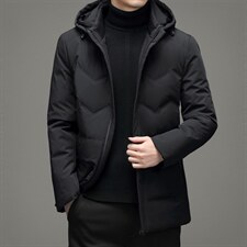 羽绒服男士商务冬季新款休闲连帽可卸中青年保暖外套DD21722-P335,男装羽绒服,电商B212（原钱塘6029）