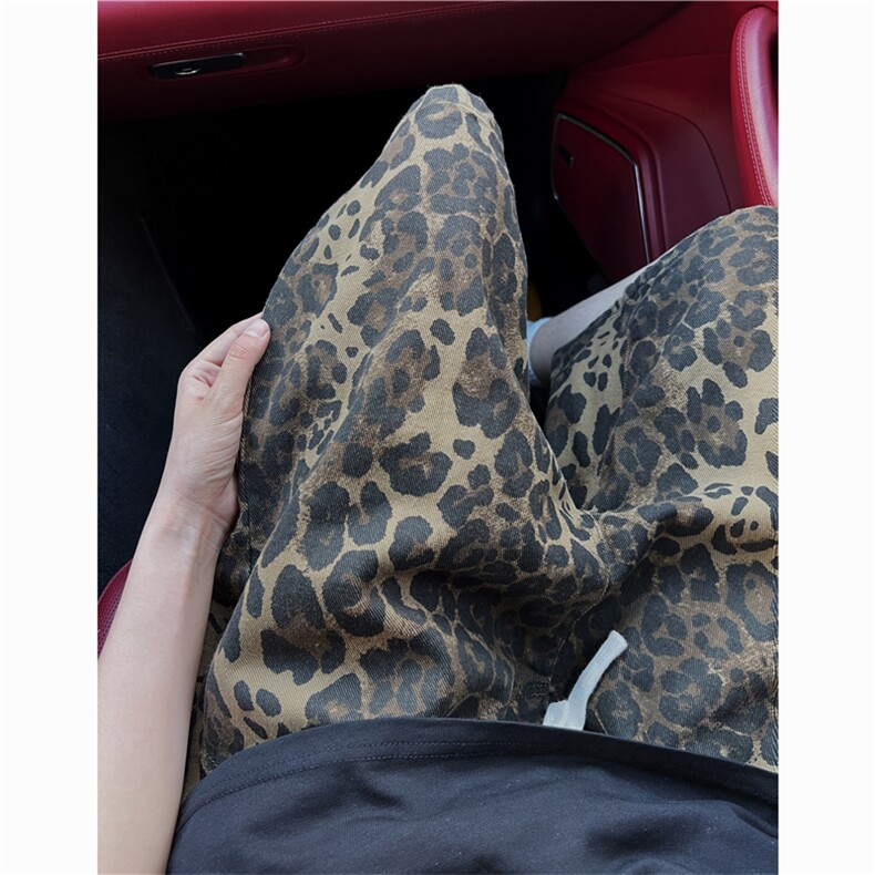 豹纹牛仔短裤大裤衩B342-DK334-特P35,男装牛仔裤,电商B342