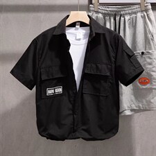 短袖衬衫春款男港风潮流C0512，男装衬衫，星座1116-2
