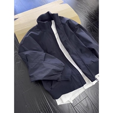 1506-1/JM4231/P56藏青色立领飞行员夹克男穿搭美式短款百搭时尚，男装夹克，星座1506-1