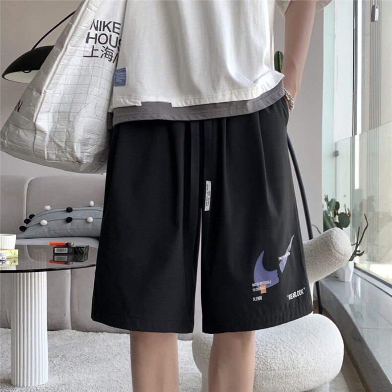 短裤男2023夏新款男装潮流宽松男士五分裤DK01-特批25，男装休闲裤，星座718-1