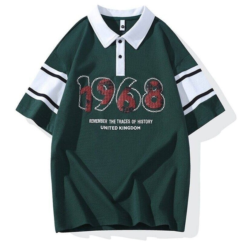 25062-特P40夏季休闲时尚T恤男短袖打底衫学生宽松翻领短袖POLO衫,男装T恤,电商D310B