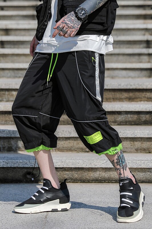 2021夏季新款男士潮流七分裤男士休闲运动工装裤A438-C3001-P40,男装休闲裤,电商A438