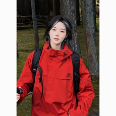 港风大码美式户外山系连帽冲锋衣夹克男女XZ213-JK9901-P75控108，男装夹克，星座213