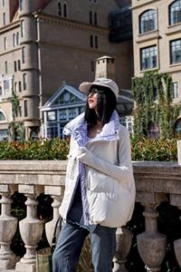 时尚羽绒马甲,女装马甲,卡菲莱