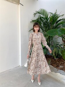 秋季新款韩版修身淑女气质高雅淑女时尚连衣裙图片