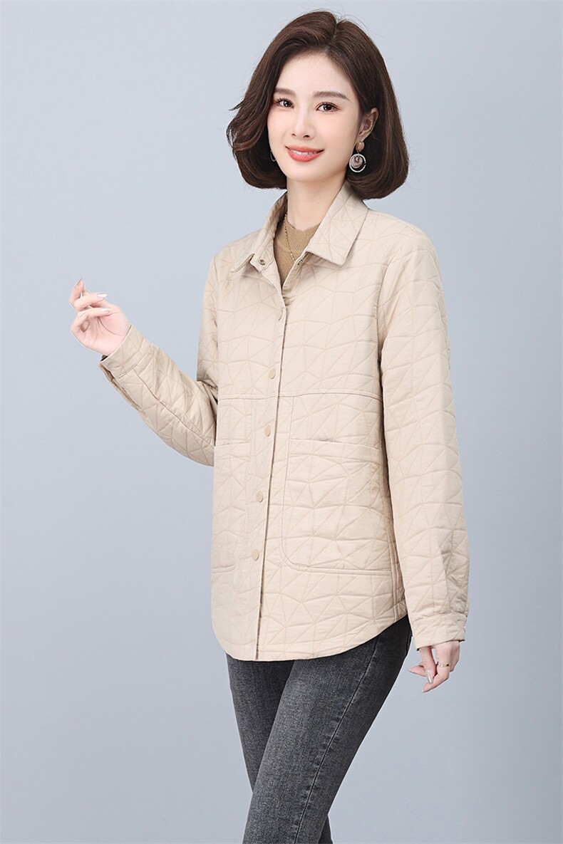 时尚百搭女士棉服冬季保暖加厚外套显瘦修身设计舒适柔软面料,女装棉衣/棉服,悦见她