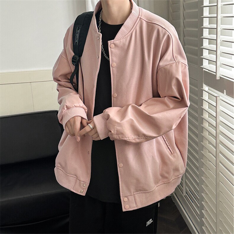 主推现货秋冬拼接皮衣夹克外套男A351-AP2516-P95,男装夹克,电商A351