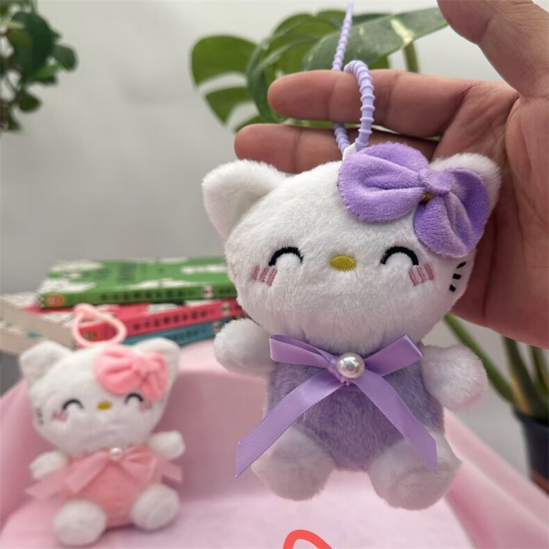 眯眼kt	网红挂件多种类玩偶小型可爱钥匙扣抛洒搞怪，麦田娃娃