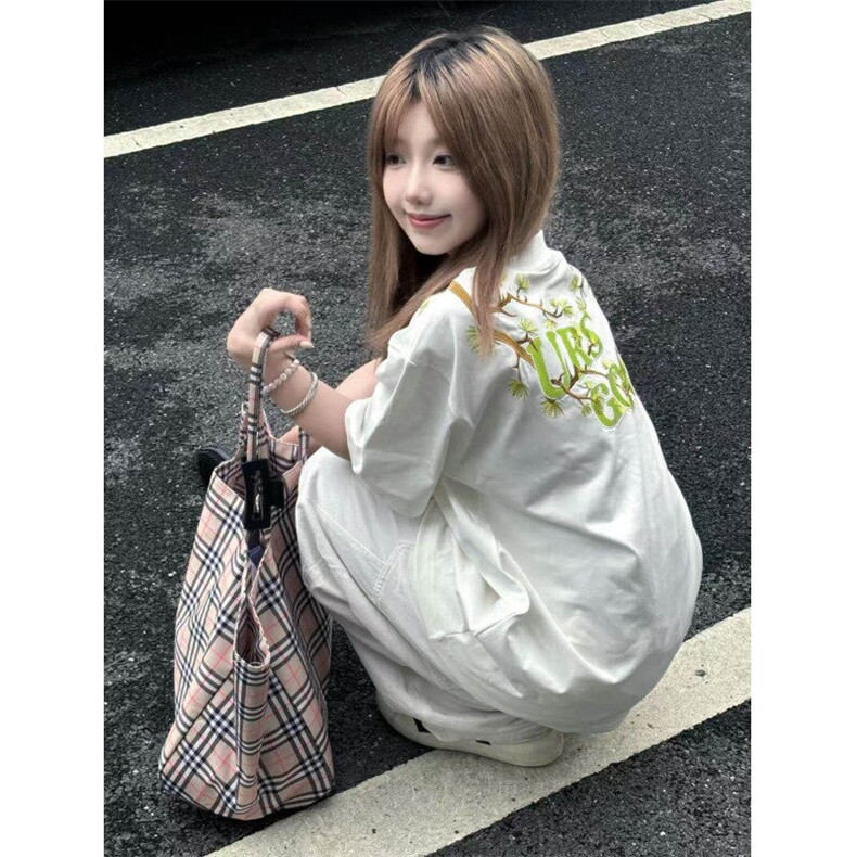 纯棉全刺绣花朵T恤男女短袖宽松BT012-P32,男装T恤,星座412-3