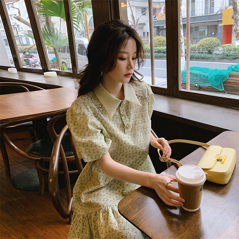 现货已出2022夏主推重工镶钻连衣裙251-25101-P115-K168,女装连衣裙,浙宝189