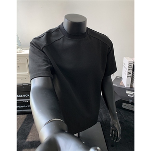 主推夏季新品2025玉米格半袖打底衫男士夏装短袖T恤上衣S408-特19图片