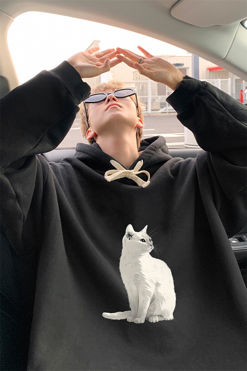 8XL连帽卫衣男大码胖子帽衫大号运动服WY2407-P35加绒款-P40,男装卫衣,电商A040