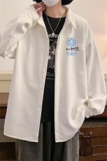 控58加厚加绒衬衫男大码长袖衬衣男外套HC79274-P38加绒款-P48，男装衬衫，电商A040