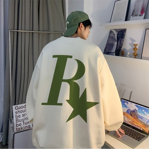 2026春季新款R星宽松连帽印花大码卫衣JK23411特批p25-控48图片