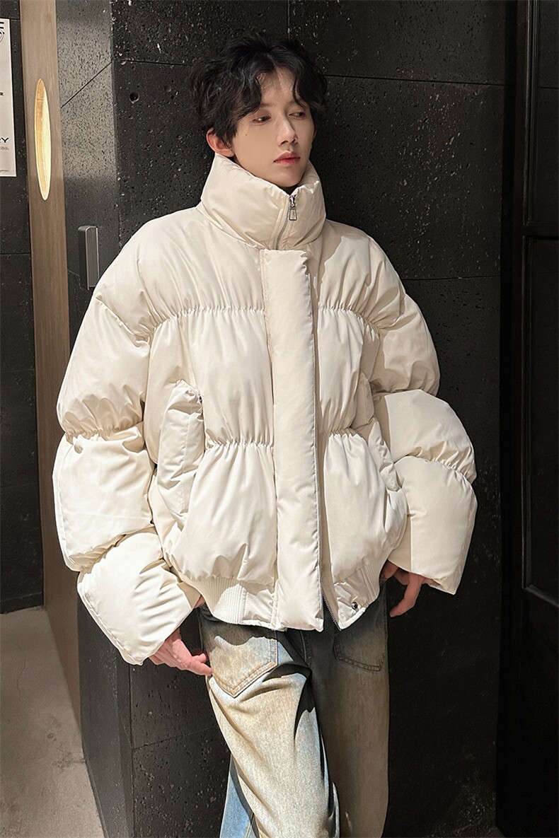 美式复古短款棉服男冬季加厚面包服棉衣外套811A-WH012-P118控168,男装棉衣,星座811A