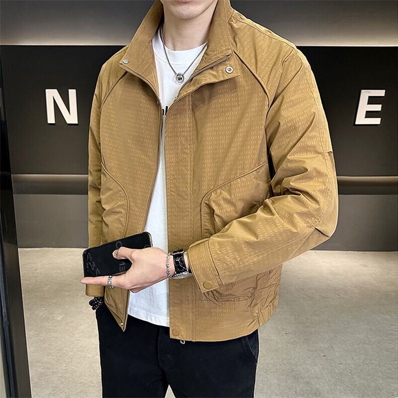 抖音立领休闲百搭外套男装夹克C317-7066-P110,男装夹克,电商C317