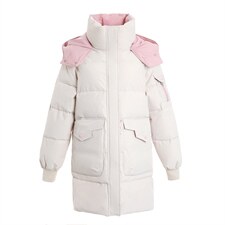 撞色减龄羽绒棉服女冬2025新款宽松小个子棉衣加厚面包服棉袄外套，女装棉衣/棉服，雅佳俏