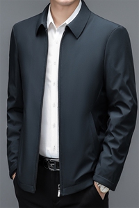 CM2202钱塘2020-2中年男士商务休闲简约翻领冬季厚款羽绒服P170图片