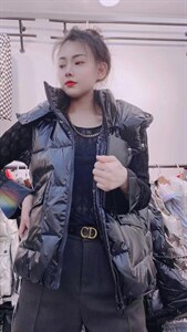 秋冬新款大拉链马甲图片