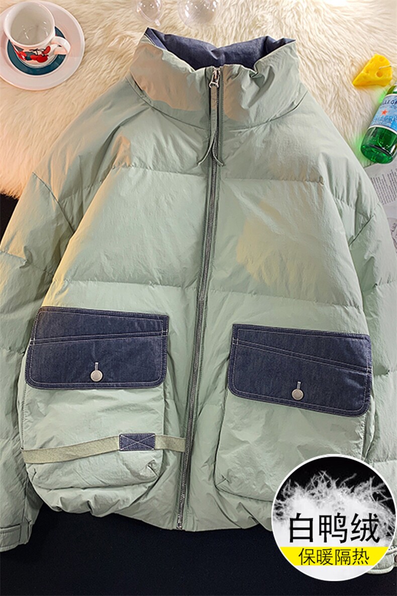 21口袋设计感小众男大码羽绒服外套女外套上衣6013P289限398,男装羽绒服,电商A089-1