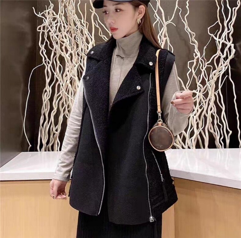 秋冬款皮毛马夹，女装马甲，淳沐