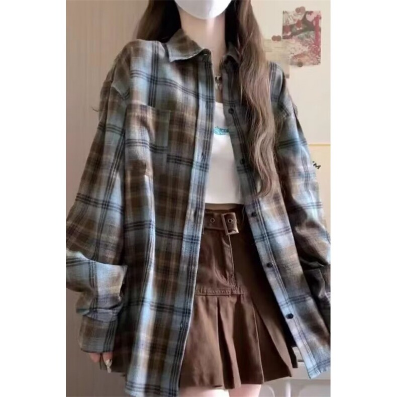 TC461-P45潮流港风ins宽松衬衣百搭休闲外套,女装衬衫,星座617A-2