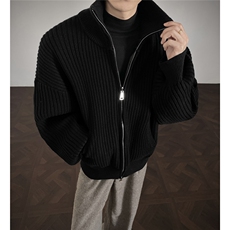 现货冬季新款针织毛衣拼接棉服男冬季MY5013-特P105控188，男装针织衫/毛衣，电商A072
