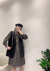秋季两件套裙图片