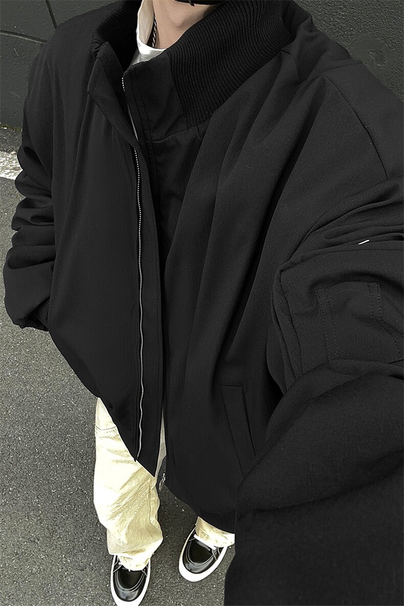 特批冬季棉衣cleanfit港风加厚外套男装宽松冬装棉服S373-P105,男装棉衣,电商A233-1