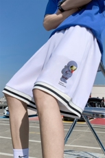！2023夏季新款男士冰丝短裤天空人印花中裤DK509P25，男装休闲裤，电商B220