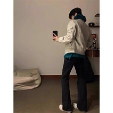 网图短款夹克潮牌棒球服外套男女同款DY195-P80量大优，男装夹克，星座1213