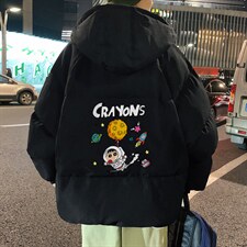 MB20-P90面包服男短款棉衣男宽松加厚保暖棉袄外套男,男装棉衣,电商B367