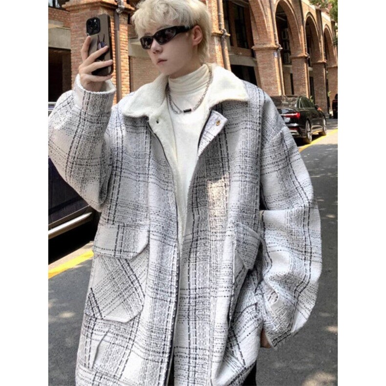 网络图现货毛棉服冬季新款休闲外套潮牌棉衣棉袄RMY414-P105,男装棉衣,星座1005-4