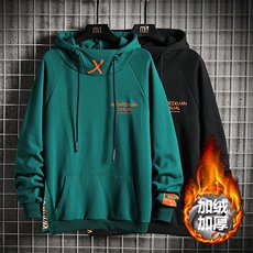 8XL-M2023冬季新款连帽高领加绒加厚卫衣男加肥加大码胖子控价98，男装卫衣，钱塘717(原712)