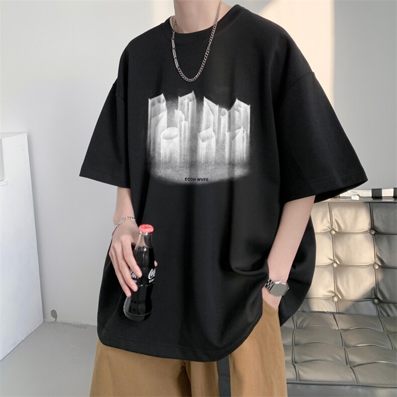 230g重磅纯棉!夏季短袖t恤男半袖男NT147-P25,男装T恤,电商B367
