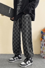 703-1-K280-P45秋季男女棋盘格休闲裤，男装休闲裤，星座703-1